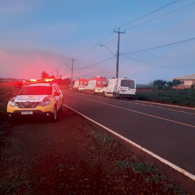 Grave acidente deixa duas vítimas feridas em Maripá