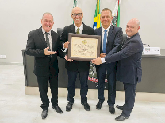 Harto Viteck é homenageado com título de Cidadão Honorário de Marechal Rondon