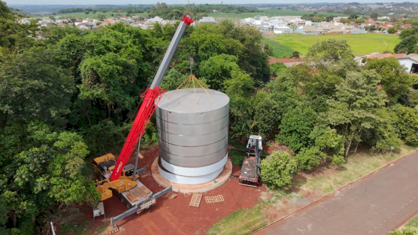 Construção de novos reservatórios do Saae entra na reta final em Marechal Rondon