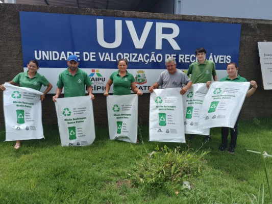 Coleta de recicláveis ocorrerá normalmente no feriado desta quinta em Quatro Pontes