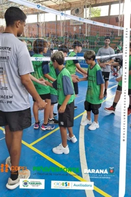 Copa Mini Vôlei Clube Cascavel agita o final de semana com 88 jogos