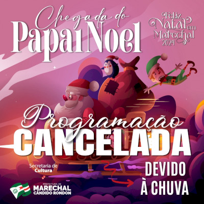 Programação na praça do Natal desta sexta-feira é cancelada