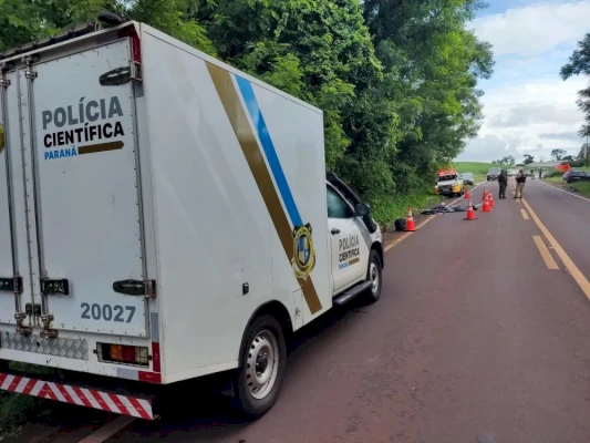 Ciclista morre em grave acidente entre Pato Bragado e Marechal Rondon