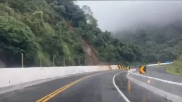 Interdição total da BR-277 na Serra da Esperança permanece devido aos novos deslizamentos