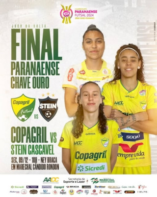 Hoje tem decisão do Paranaense Chave Ouro de futsal feminino