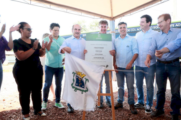 Itaipu Binacional inaugura usina fotovoltaica em Cascavel