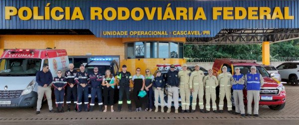 Polícia Rodoviária Federal em Cascavel realiza lançamento da Operação Rodovida